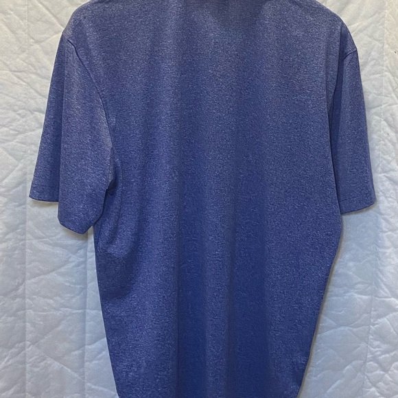 Clique Polo Shirt Sky Blue Blackthorn Golf Club Logo Men’s Medium - Picture 5 of 5